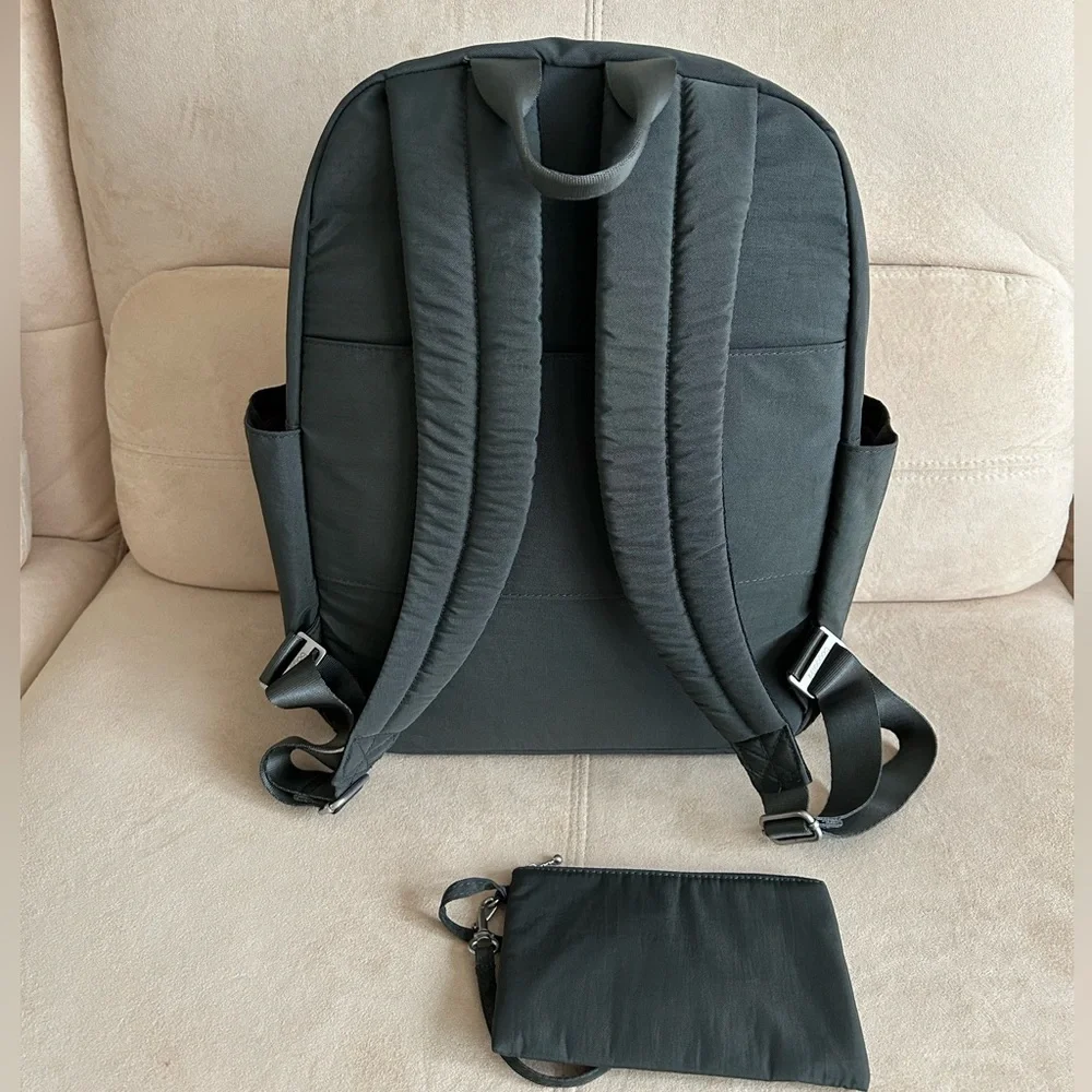 Baggallini Large Work Laptop Backpack | Luggage Sleeve, RFID Wristlet, Travel